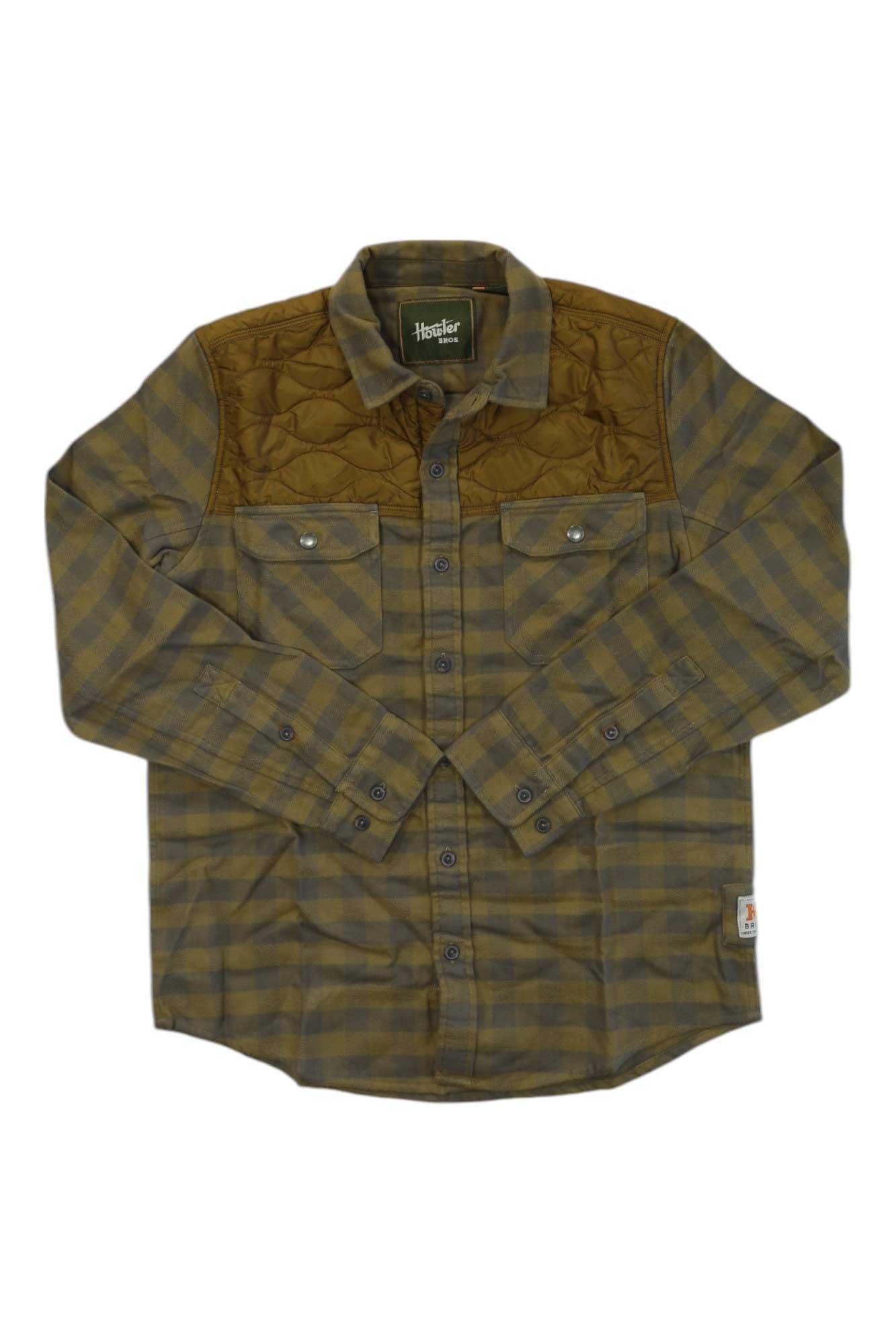 Howler Brothers Mens Quintana Quilted Flannel Shirt Howler Brothers