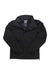A Helly Hansen Mens Dubliner Jacket in black, featuring a high collar, long sleeves, and front snap buttons, is laid flat on a white background.