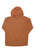 Men's rust brown hooded pullover with long sleeves