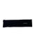 The Turtle Fur Comfort Shell Lite Supersoft Active Headband- Solid is a black, rectangular, moisture-wicking headband featuring a small white Turtle Fur logo in the lower right corner, shown on a plain white background.