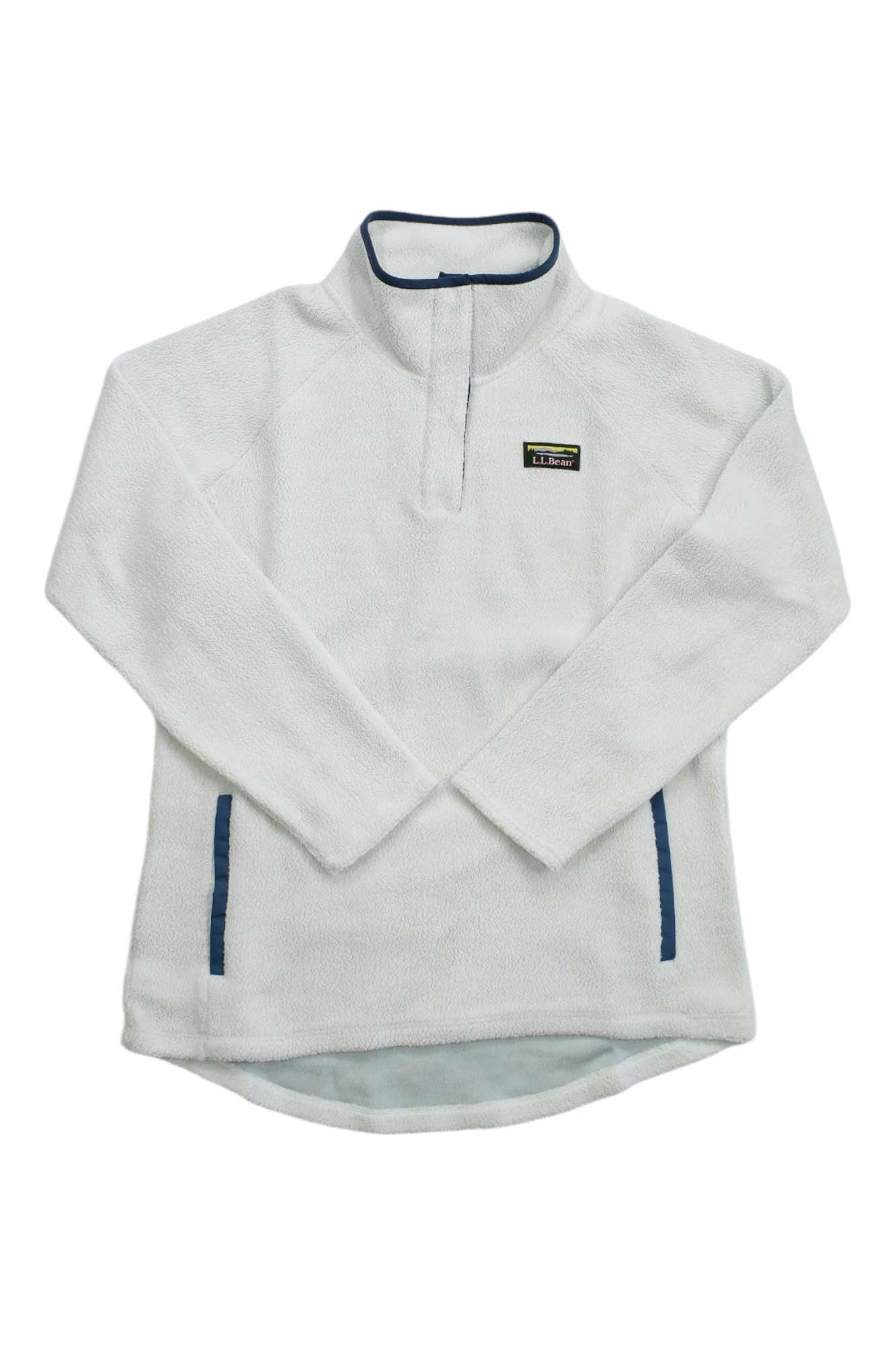 L.L.Bean Womens Tumbled Sherpa 1/4 Snap Pullover L.L.Bean