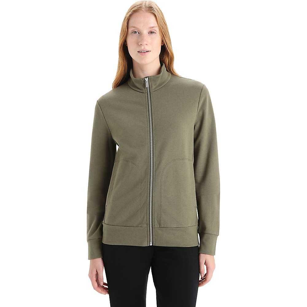 Icebreaker Womens Central Classic LS Zip Sweatshirt Icebreaker