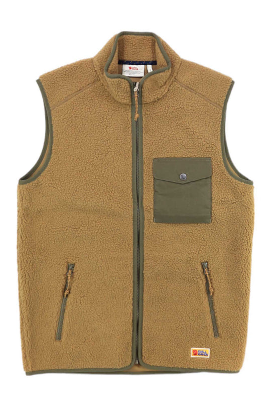 Fjallraven Mens Vardag Pile Fleece Vest Fjallraven