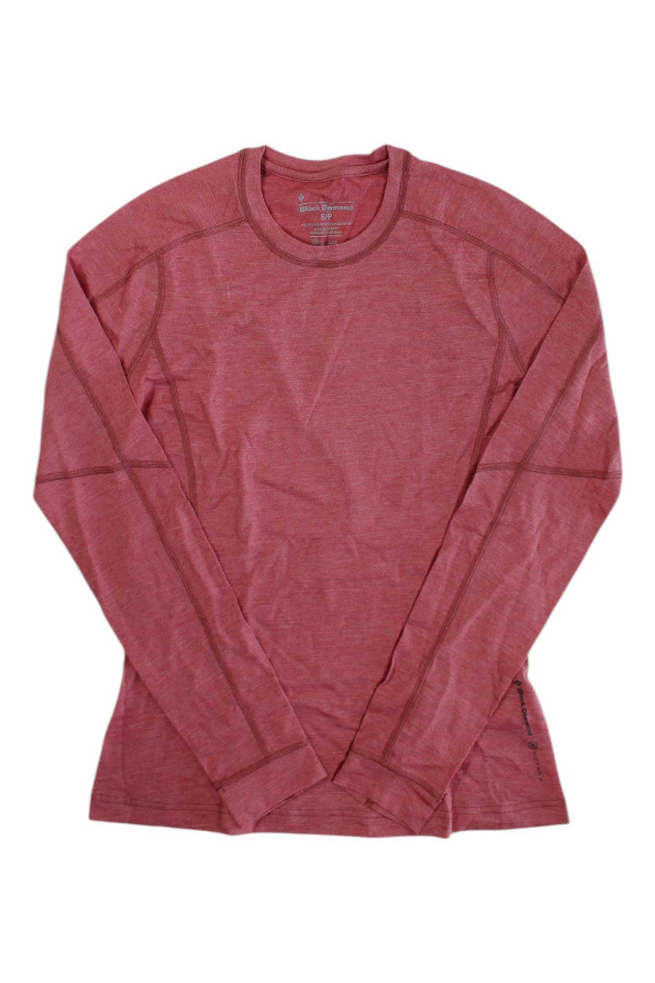 Black Diamond Womens Solution 150 Merino Baselayer Crew Top Black Diamond