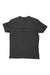 The Black Diamond Men's Rope Diamond Tee is a plain dark gray short-sleeve t-shirt made from organic cotton, featuring a subtle geometric diamond design on the chest.