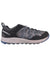 Merrell men's Wildwood Aerosport shoe, gray lace-up with perforated toe and tread