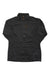 Men's dark charcoal quarter-zip pullover jacket with stand collar