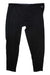 A pair of Carhartt Mens Base Force Midweight Tech Bottom thermal leggings in black, designed for moisture wicking, is laid flat on a white background.