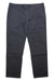 A pair of Toad & Co Mens Mission Ridge Lean Pants in dark gray, slim fit with side pockets, front button, and zipper closure, shown flat on a white background.