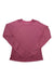 Women’s long-sleeve swim tee in heather fuchsia, crew neck, raglan sleeves