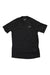 The Under Armour Mens UA Tech 2.0 SS Tee, a plain black short-sleeve shirt with a small left-chest logo and moisture-wicking fabric, is displayed flat on a white background.