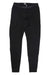 The Icebreaker Mens 200 Oasis with Fly Legging is a pair of fitted black merino wool base layer pants featuring a visible ICEBREAKER waistband, shown laid flat on a white background.