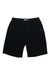 Men's Roamers Acadia shorts in black with drawstring waist and logo patch