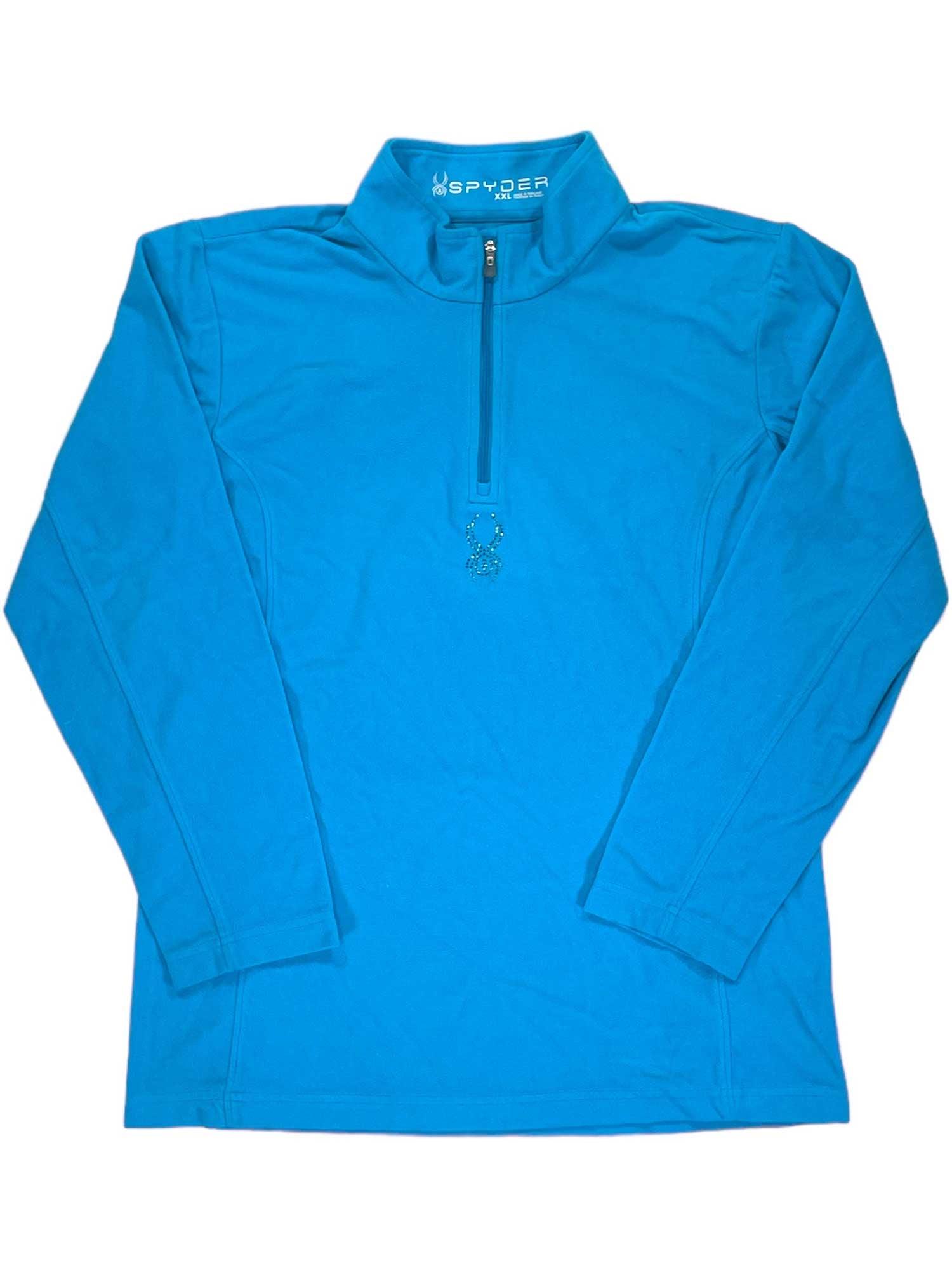 Girls Chloe Velour 1/4 Zip Spyder
