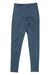 The GoLite Womens ReBound Legging is a blue, high-waisted activewear legging for women with side pockets, visible stitching, and moisture-wicking fabric, shown laid flat on a white background. Designed for comfort and a fitted look during workouts.