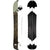 Weston Backwoods splitboard with olive and dark halves, visible base hardware