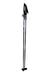LEKI Cross Soft pole, black ski pole with grey grip section and cross tip