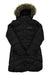 Marmot Women's Montreal coat, black quilted puffer with faux-fur hood