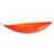 The Kammok Roo Single 40Dx Hammock is a bright orange, lightweight, portable camping hammock made from recycled ripstop nylon with gathered ends and a small logo at the center—ideal for outdoor adventures.