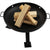 The Barebones Fire Pit, made of steel and featuring two side handles, is filled with split firewood arranged in a crisscross pattern atop its square pedestal base.