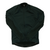 Men's full-zip winter cycling jacket, dark green, long sleeves, high collar