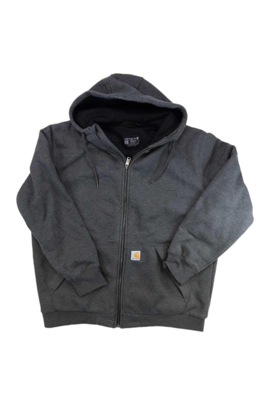 Carhartt Mens Rain Defender Loose Fit Midweight Thermal Lined Full-Zip Hooded Sweatshirt Carhartt
