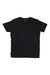 The Boody Mens Crew Neck T-Shirt, shown flat on a white background, is a plain black short-sleeve bamboo shirt that provides an eco-friendly, moisture-wicking choice for daily comfort.