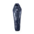 The Nemo Soul 30/40 Sleeping Bag Regular is a dark blue, tapered mummy bag with a hood, shown upright against a white background. The ultralight sleeping bag features the Nemo logo on the upper chest area.