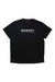 Black Mammut crew-neck T-shirt with short sleeves and large chest logo print