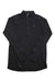 Women’s black long-sleeve quarter-zip climate shirt with high collar and central zipper