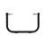 The Burley Bark Ranger Kickstand is a black, U-shaped metal bracket with springs and screws at each end, designed as an accessory for the Burley Bark Ranger dog trailer, shown isolated on a white background.