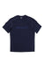 Men's merino equaliser t-shirt, dark navy crew neck short sleeves with chest logo
