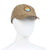 Beige canvas baseball cap with curved brim and Moosejaw patch logo