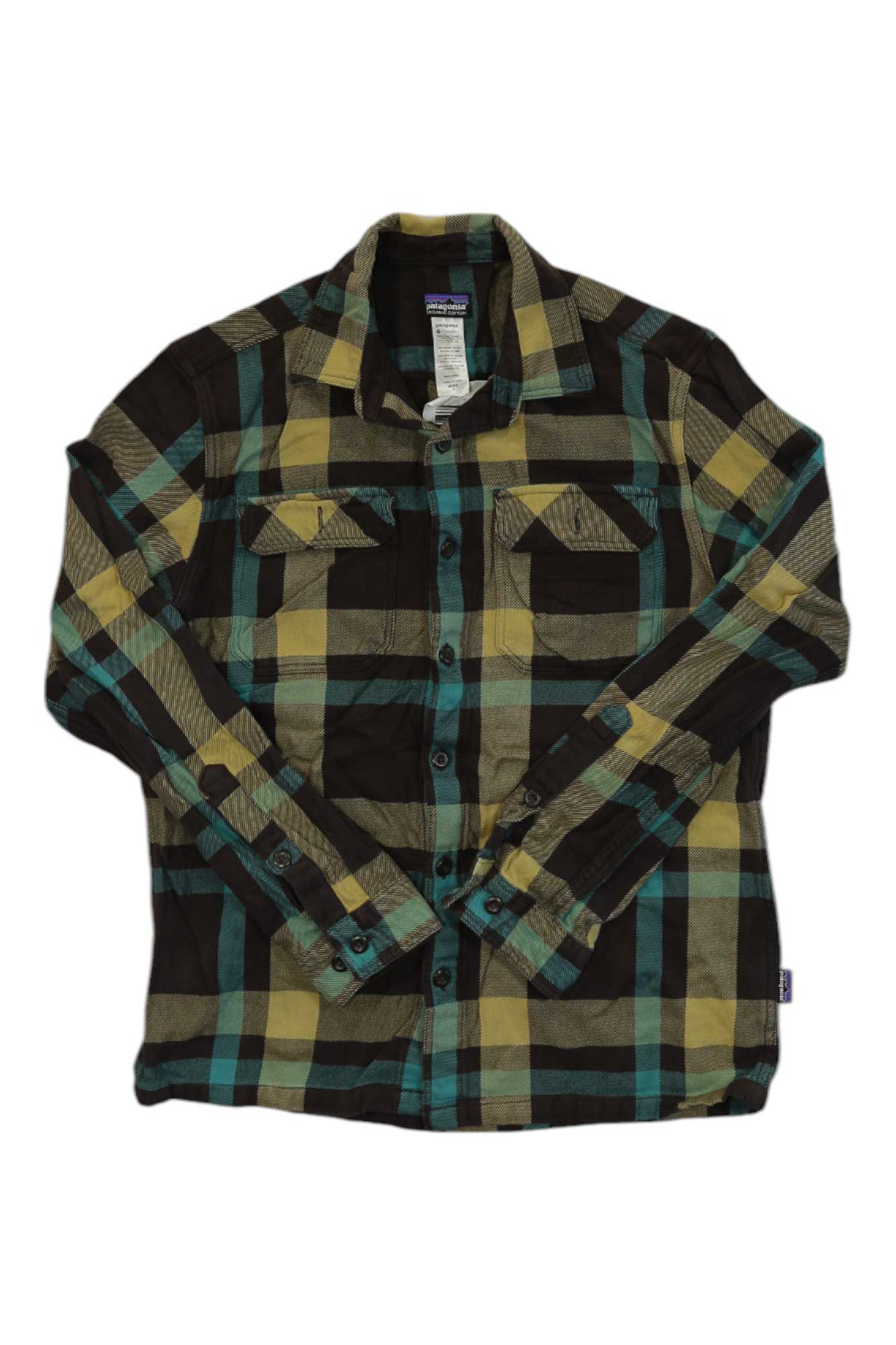 Mens Long-Sleeved Fjord Flannel Shirt Patagonia