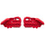 The Trango Rock Prodigy Pivot Expert Climbing Hold Package includes bright red, angular holds with multiple edges, pockets, and textured surfaces—ideal for indoor training or pairing with a hangboard to boost grip strength.