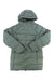 Women’s Tundra puffer hoodie with full zip and attached hood, green
