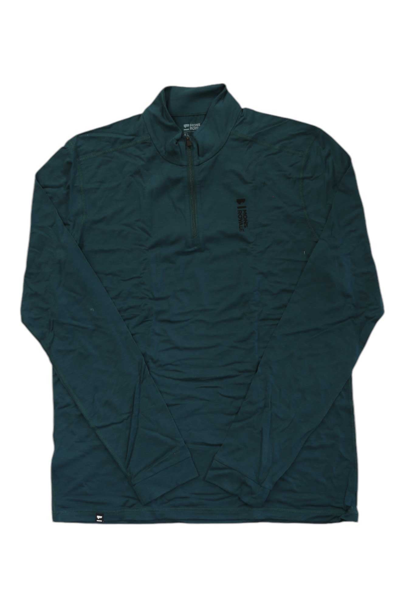 Mons Royale Mens Cascade 1/4 Zip Top Mons Royale