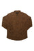The Dakota Grizzly Mens Major Shirt, shown flat on a white background, is a brown chamois style featuring long sleeves, a classic collar, and two chest pockets with buttoned flaps—combining rugged style with comfort.