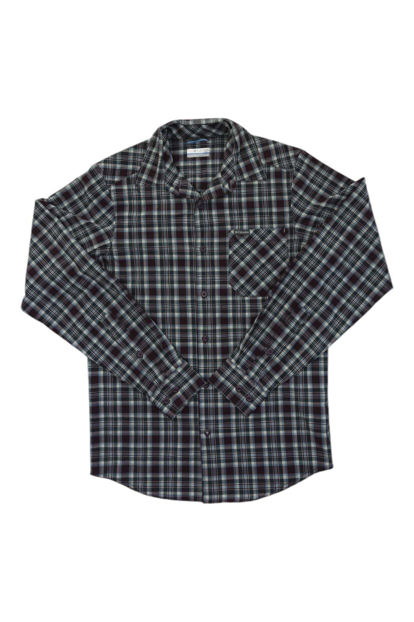Columbia Mens Long Sleeve Button Up Flannel Columbia