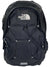 Jester daypack backpack in dark black with front pocket and The North Face logo
