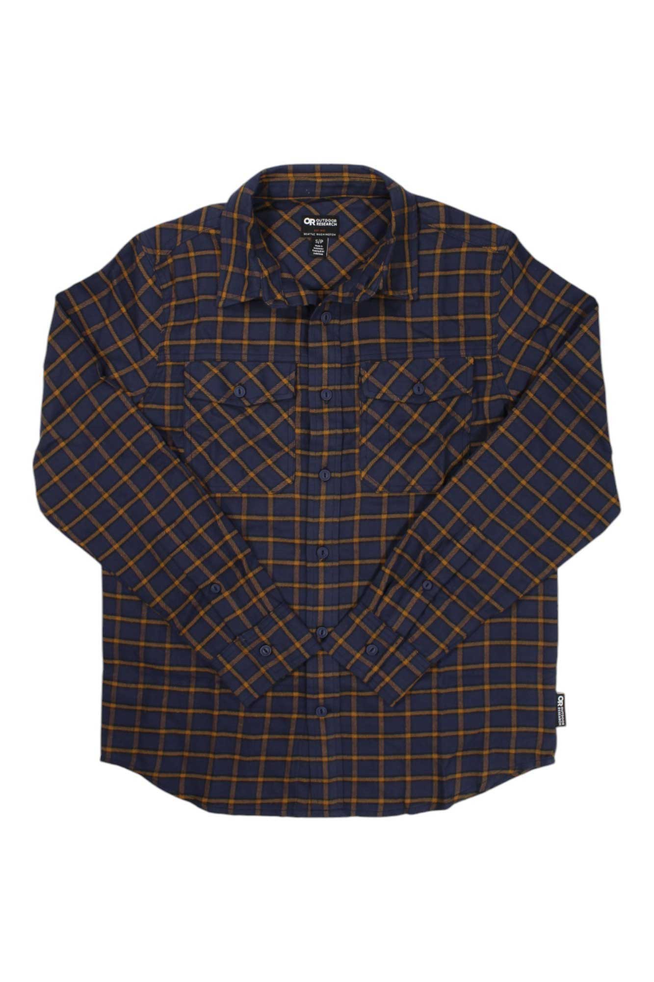 Outdoor Research Mens Feedback Lightweight Flannel Shirt Outdoor Research