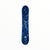 The YES Airmaster Snowboard features a blue design with white marble-like streaks, "AIR" lettering, and white graphics at the center and bottom. It has a camber profile, ideal for confident backcountry snowboarding adventures.
