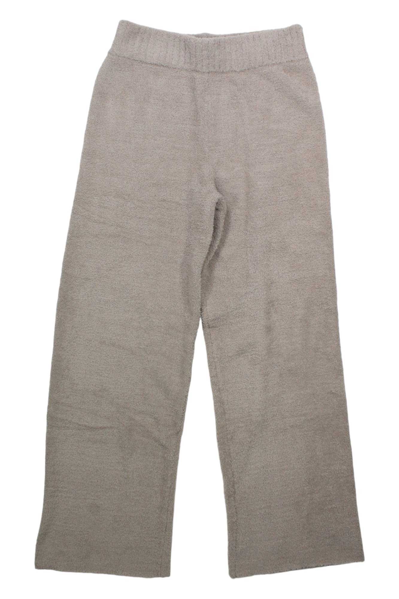 Ugg women's Terri wide-leg knit pants in light gray with elastic waistband