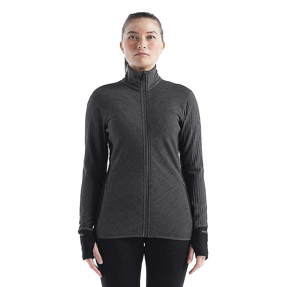Icebreaker Womens Descender LS Zip Top Icebreaker