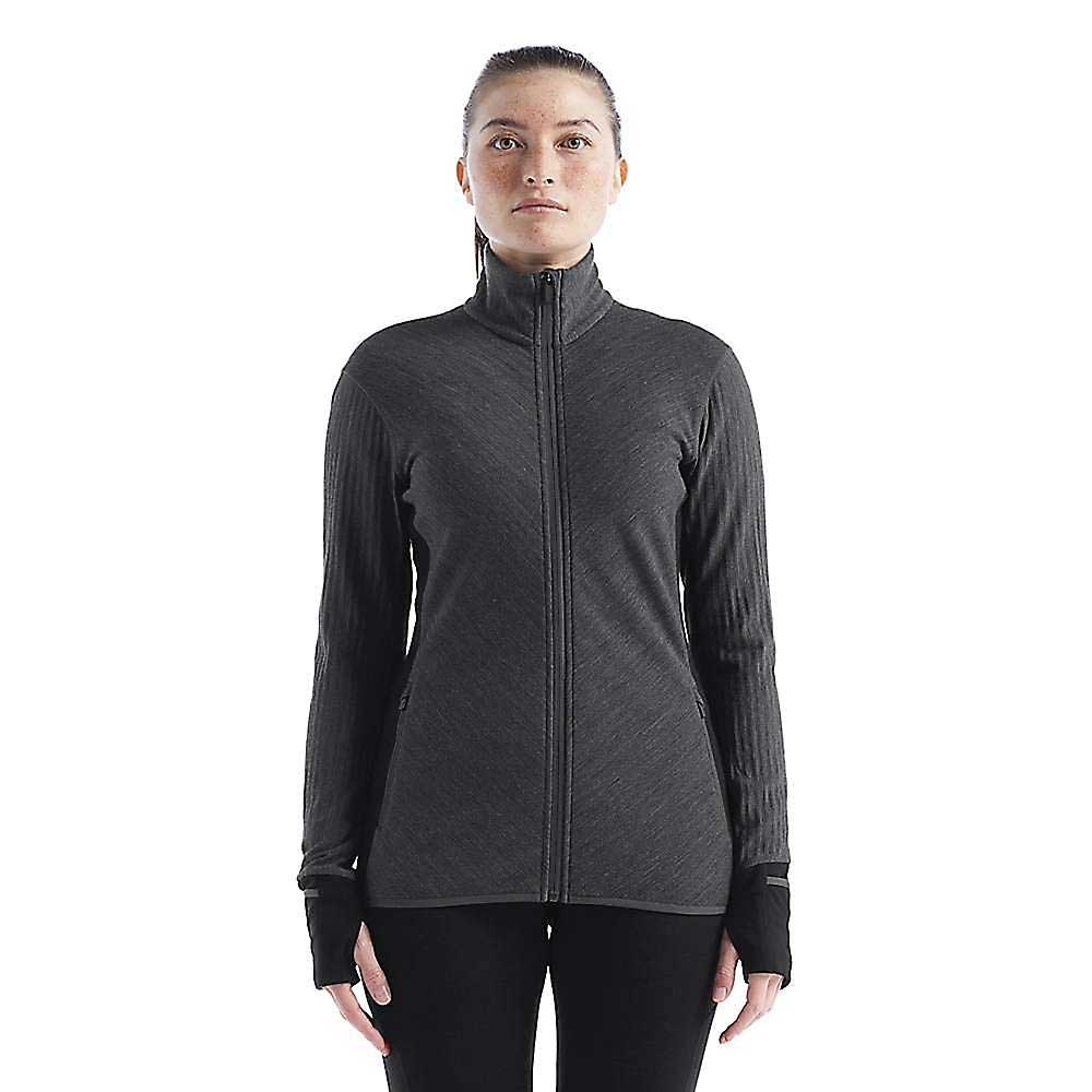 Icebreaker Womens Descender LS Zip Top Icebreaker