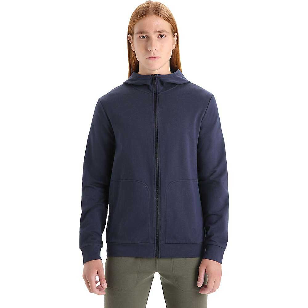 Icebreaker Mens Central Classic LS Zip Hoodie Icebreaker
