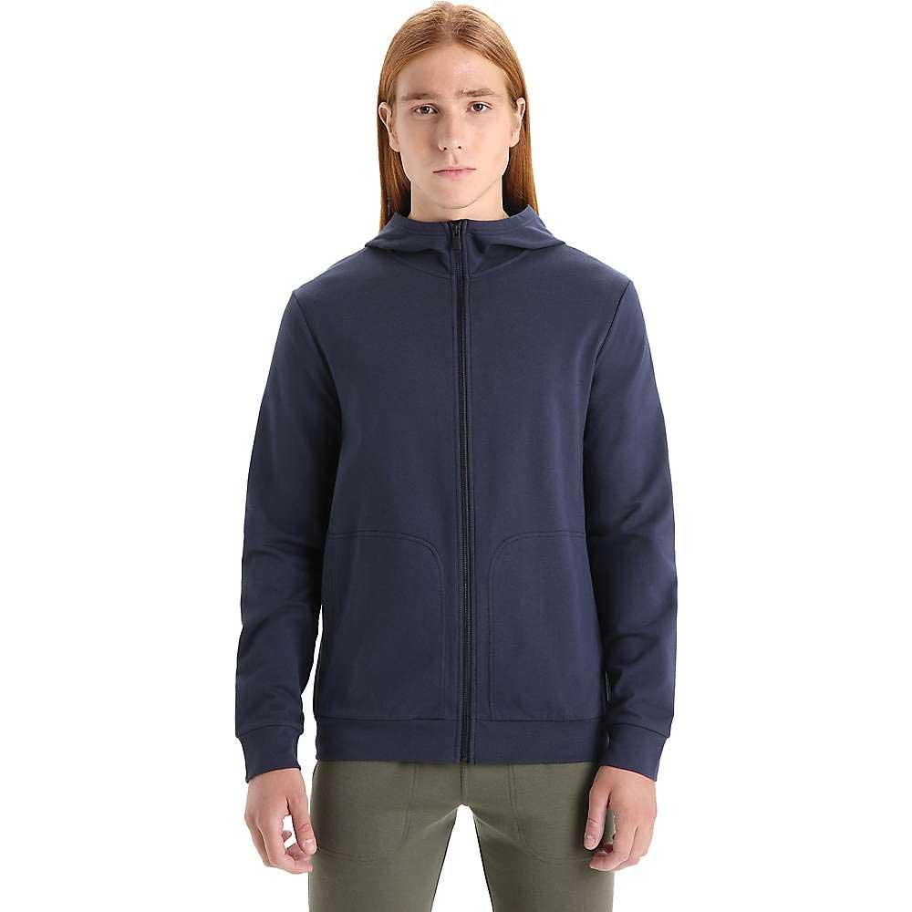 Icebreaker Mens Central Classic LS Zip Hoodie Icebreaker