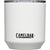 A white Camelbak SST Vacuum Insulated 10oz Rocks Tumbler with a clear spill-resistant lid and the black CamelBak logo on the front.