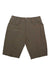 The Club Ride Men's MTN Surf 12 Inch Short is a brown, knee-length option with front pockets, belt loops, and a button closure—perfect for biking and casual wear. Shown against a white background.
