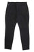 Women’s high-rise chino pants, black, button closure with front pockets